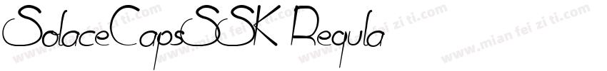 SolaceCapsSSK Regula字体转换